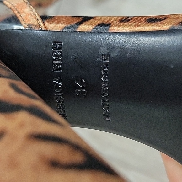 Jessica Rich Size 5.5/36 Leopard Print Platform Strappy Heels NEW - Picture 9 of 9